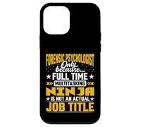 Forensic Psychologist Job Title Forensic Psychology Doctor Case for iPhone 12 mini