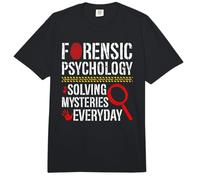 Forensic Psychology Solving Mysteries Everyday Art Comfort Colors Adult Heavyweight T-Shirt