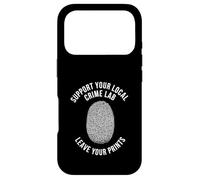 Forensic Science Investigator Fingerprint Case for iPhone 17 Pro
