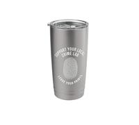 Forensic Science Investigator Fingerprint Stainless Steel Insulated Tumbler