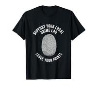 Forensic Science Investigator Fingerprint T-Shirt
