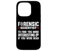 Forensic Scientist Coroner Forensics Science Student Case for iPhone 14 Pro