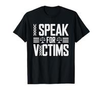 Forensic Scientist Speaks Victims Identity Badge Victim T-Shirt