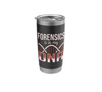 Forensics is in My DNA Forensic Scientist Apparel Stainless Steel Insulated Tumbler