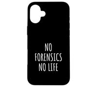 Forensics Men Women Crime Scene Investigation DNA Lab Case for iPhone 16 Plus