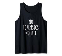 Forensics Men Women Crime Scene Investigation DNA Lab Tank Top