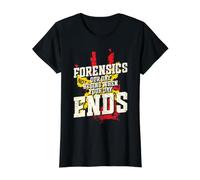 Forensics - Our Day Begins When Your Day Ends Value Graphic T-Shirt, Women, Black, L