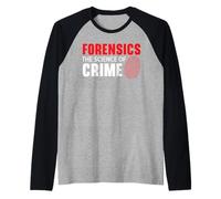 Forensics The Science Of Crime Forensic Scientist Raglan Baseball Tee