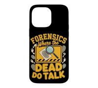 Forensics Where the Dead Do Talk Detective Crime Case for iPhone 14 Pro Max
