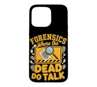 Forensics Where the Dead Do Talk Detective Crime Case for iPhone 15 Pro Max