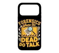 Forensics Where the Dead Do Talk Detective Crime Case for iPhone 17 Pro Max