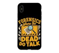 Forensics Where the Dead Do Talk Detective Crime Case for iPhone XS Max