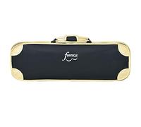 Forenza FA02VNA Square Violin Case - Full Size, Black
