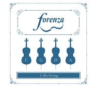 Forenza FA15COA Cello Strings for Full and 3/4 Size, silver