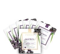 FOREO Acai Berry UFO Activated Facial Mask for Dry and Aging Skin, 6 pack, Antioxidant, Smoothing, Plumping, Hydrating, Acai Berry & Shea Butter, Cruelty-Free, Clean, Compatible with all UFO devices