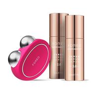 FOREO BEAR Microcurrent Device + 2x Conductive Serum Bundle - Fuchsia | Microcurrent Facial Device, Face Massager, Face Lift, Conductive Serum, Skin Care Tools, Anti Shock, FDA Cleared