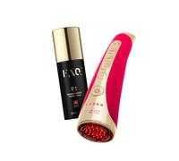FOREO Beauty Answer FAQ 102 Bundle - EMS, RF & 8 LED Light Therapy Facial Toning Device + FAQ P1 Manuka Honey Conductive Primer, 30ml - Red Light Therapy - Radio Frequency Skin Tightening