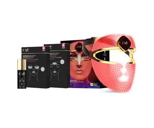 FOREO FAQ 202 LED Mask + Microneedling HA Patches For Eyes & Forehead | LED Face Mask, 8 Colors, Red Light, Near Infrared, Microneedling Patches, Hyaluronic Acid, Forehead Patches, Eye Patches