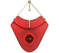 FAQ 211 Wearable Silicone Anti-aging NIR + 7 LED Light Therapy Neck & Décolleté Mask - Luxury Skincare for Lines & Wrinkles - Wireless & Lightweight - Flexible-Fit & Full Coverage - Beauty Skin Care