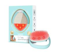 FOREO FLIP Play Advanced LED Light Hairbrush - Multi-Functional 3-in-1 Hair & Scalp massager & LED Hair Growth Brush with Blue, Green and Red Light for Stronger and Fuller Look