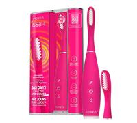 FOREO ISSA 4 Sonic Electric Toothbrush - 4-in-1 Rechargeable Tooth Brush with Extra Brush Head for 12 Months Use, Soft Bristles, Electric Toothbrush Head Replacement, Whitening Teeth - Fuchsia