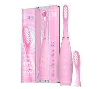 FOREO ISSA 4 Sonic Electric Toothbrush - 4-in-1 Rechargeable Tooth Brush with Extra Brush Head for 12 Months Use, Soft Bristles, Electric Toothbrush Head Replacement, Whitening Teeth - Pearl Pink