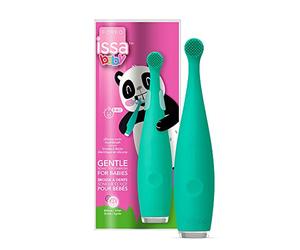 FOREO ISSA Baby Gentle Sonic Toothbrush for Babies Aged 0 to 4, Kiwi Green