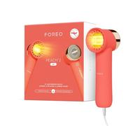 FOREO Peach 2 Go IPL Permanent Hair Removal Device - Permanent Hair Removal on Travel - Laser Hair Removal - Body and Face - Fast - Painless - Cooling and Silicone Case - Coral