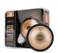 FOREO UFO 2 LED Face Mask - Full Spectrum, Warming & Cooling - Black | LED Face Mask, Red Light Mask, Full Spectrum LED, Warming, Cooling, Face Massager, UFO Activated Masks, All Skin Types