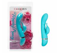 Foreplay Frenzy Teaser G Spot Bunny Vibrator Waterproof Blue Dolphin Fun Sex Toy