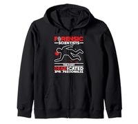 Foresic Scientist Funny Forensic Science Zip Hoodie