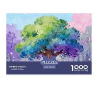 Forest, 1000-piece Puzzle, Rewarding Challenge for Problem-solving Skills, Perfect for Home Décor Or Keepsakes, Suitable for Ages 10+, Humanistic Nature, 70x50cm/1000pcs
