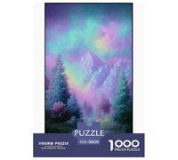 Forest 3D Paper Puzzle Game 38x26cm/1000pcs, - Educational And Stress-relief, Creative Home Decoration, Great Gift for Families