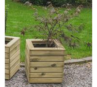 Forest Garden Linear Planter - Square, Brown