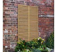 Forest 6' x 3' Pressure Treated Slatted Trellis Panel (1.8m x 0.9m)