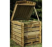 Forest Garden Beehive Compost Bin – Pressure-Treated Softwood – 0.74 x 0.74 m