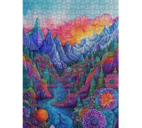 Forest Abstraction Jigsaw Puzzle 2000 Piece, Puzzles for Adults 2000, The Impossible Challenge, Jigsaw Puzzle Games Classic Educational, Wooden Puzzles, for Home Wall Decoration Gift FNKL1-871