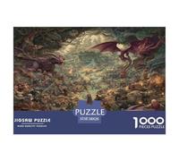 Forest Abyss Melee Jigsaw Puzzles Great Gift for Adults 1000 Piece Fun Challenging Home Decoration Brainteasing The Sacred Forest Ancient Tree Jigsaw Puzzle for Adults 38x26cm/1000pcs