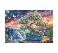 Forest Ancient Tree Landscape 1000 PCS/75x50cm Jigsaw Puzzles Puzzles for Adults Teens Brain Game Fun Family Game Team Building Stress Reducing Autumn Thick Cardboard 1000 PCS/75x50cm