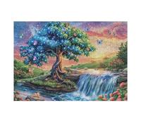 Forest Ancient Tree Landscape 300 Piece Pack DIY Jigsaw Puzzle Collectors Cognitive Development Educational Decorative Puzzle Gifts for Adults High-grade Cardboard 300 PCS/40x28cm