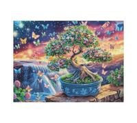 Forest Ancient Tree Landscape 500 Pieces Premium Jigsaw Puzzle Adult Jigsaws Educational Challenge Mental Exercise Wall Art Winter Thick Cardboard 500 PCS/52×38cm