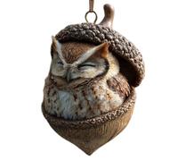 Forest Animal Acorn Ornaments - Cozy Forest Christmas Ornaments, 2D Flat Acrylic Animal Decoration, 2026 New Pine Cone Animals Decoration, for Christmas Tree Decorations (C)