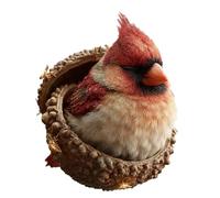 Forest Animal Acorn Ornaments - Cozy Forest Christmas Ornaments, 2D Flat Acrylic Animal Decoration, 2026 New Pine Cone Animals Decoration, for Christmas Tree Decorations (#B)