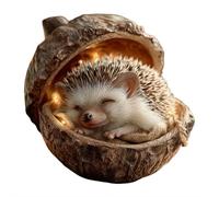 Forest Animal Acorn Ornaments - Cozy Forest Christmas Ornaments,2D Flat Acrylic Pine Cone Animal Decoration,Hanging Woodland Pendant,Acrylic Miniature Sleeping A-nimal Decor for Holiday Home