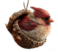 Forest Animal Acorn Ornaments, Cozy Forest Christmas Ornaments, Acrylic Cute Forests Animal Christmas Trees Hanging Decorations,Woodland Creature Hanging Ornament,Animal-Lovers Gift