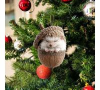 Forest Animal Acorn Ornaments Cozy Forest Christmas OrnamentsWoodland Creature Hanging Ornament Pine Cone Animal Decoration Acrylic Hanging Ornament for Home Decor Rustic Nature Themed