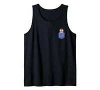 Forest Animal Lover Wildlife Nature Cute Pocket Hedgehog Tank Top
