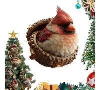 Forest Animal Ornaments,Cute Forest Animal Christmas Trees Hanging Decorations,Sleeping Animals Decor Acrylic Hanging Ornament for Animals Lovers,Holiday Tree Decor & Gifts (Style-A)