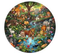 Forest Animals 1000 Piece Science Fiction Jigsaw Puzzle For Adults Educational Games Stress Relief Puzzle Exercise The Memory of The Brain for Men, Women, Elders, Seniors 1000pcs (67.5x67.5cm)
