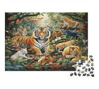 Forest Animals 1000pc Jigsaw with Perfect Snap Fit Colourful Jigsaws for An After-school Puzzle Activity for Children And Parents 52x38cm/1000pcs